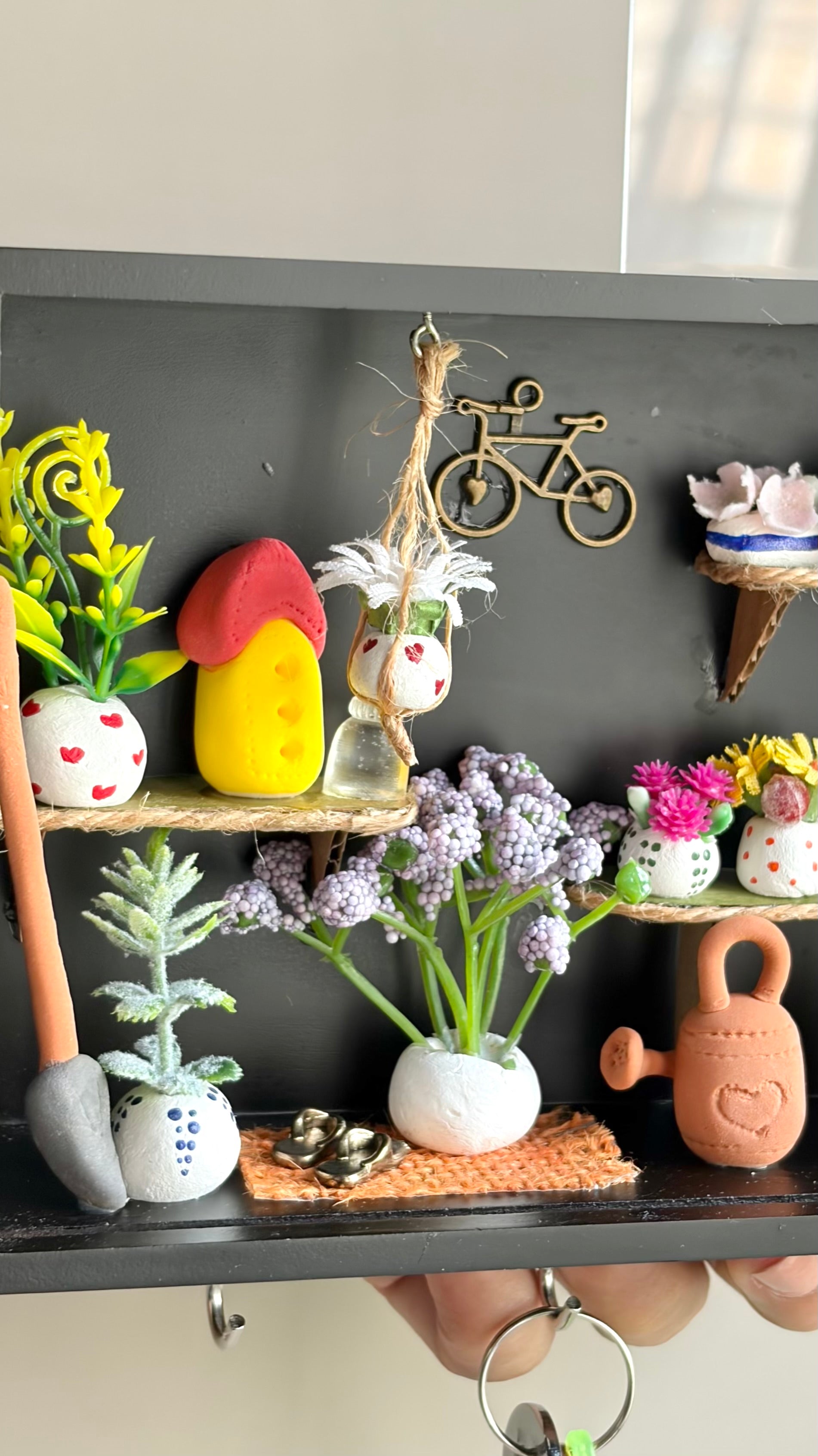 Nursery Key Holder / Desk Decor