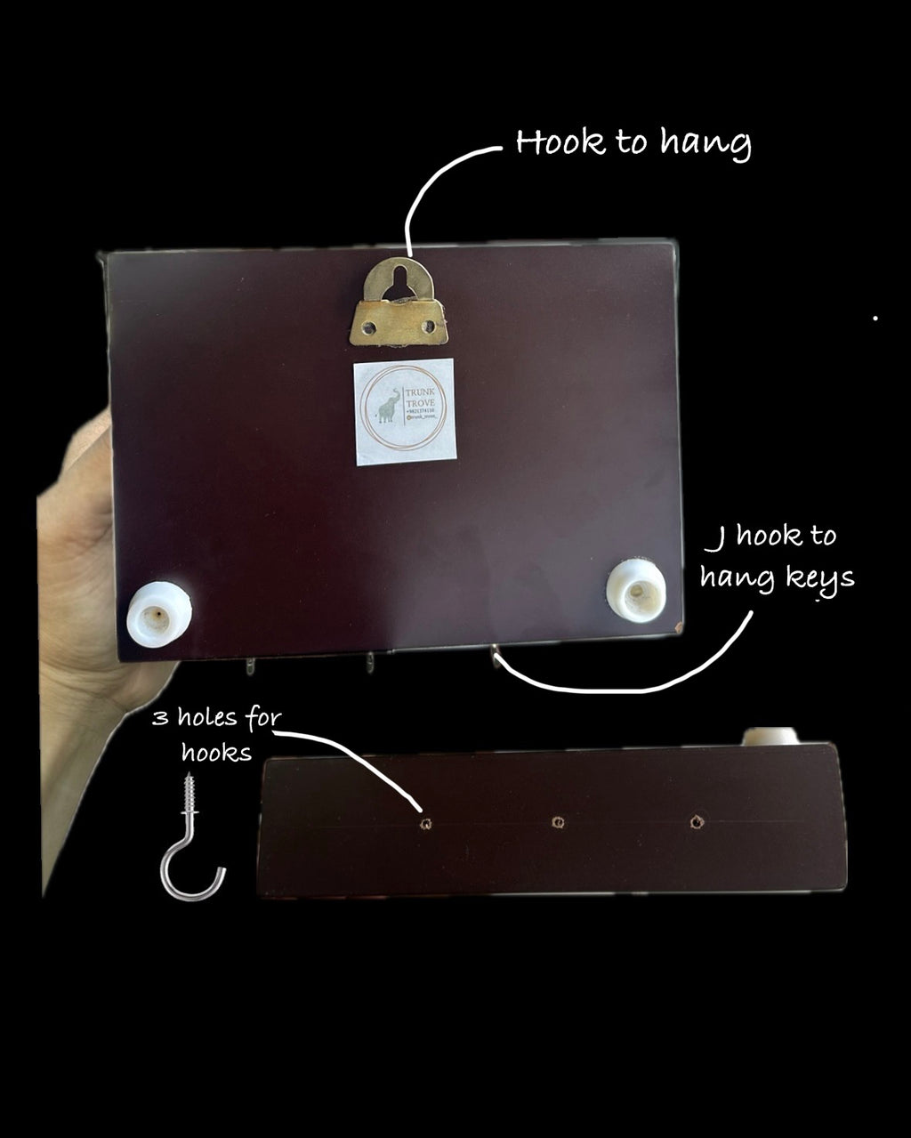 Nursery Key Holder / Desk Decor