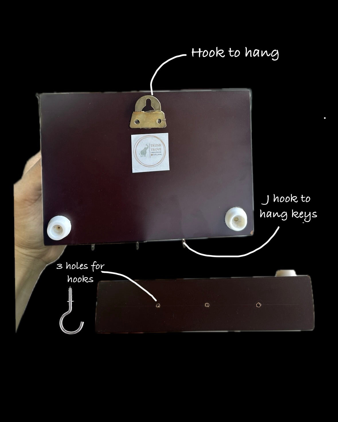 Nursery Key Holder / Desk Decor