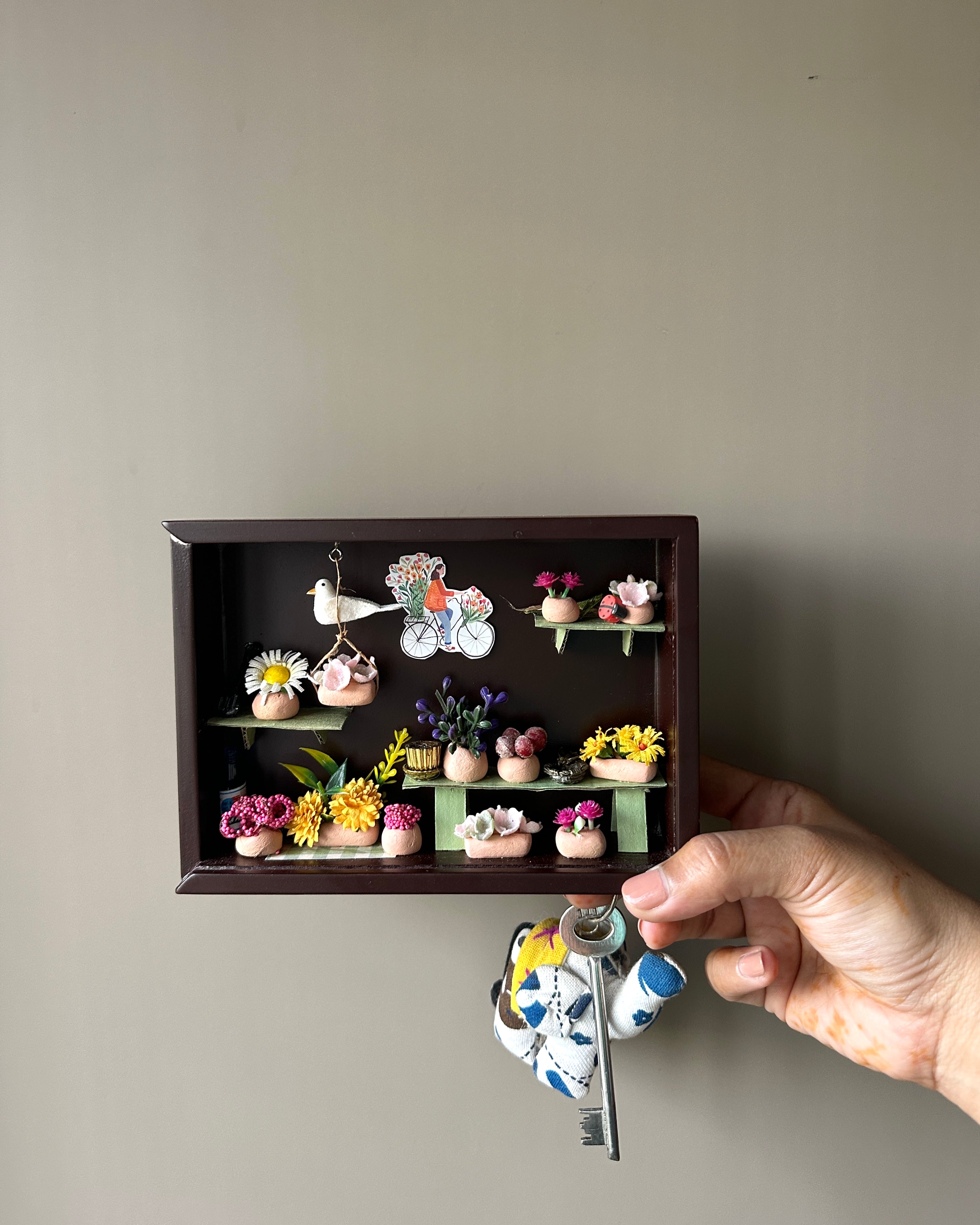 Nursery Key Holder / Desk Decor