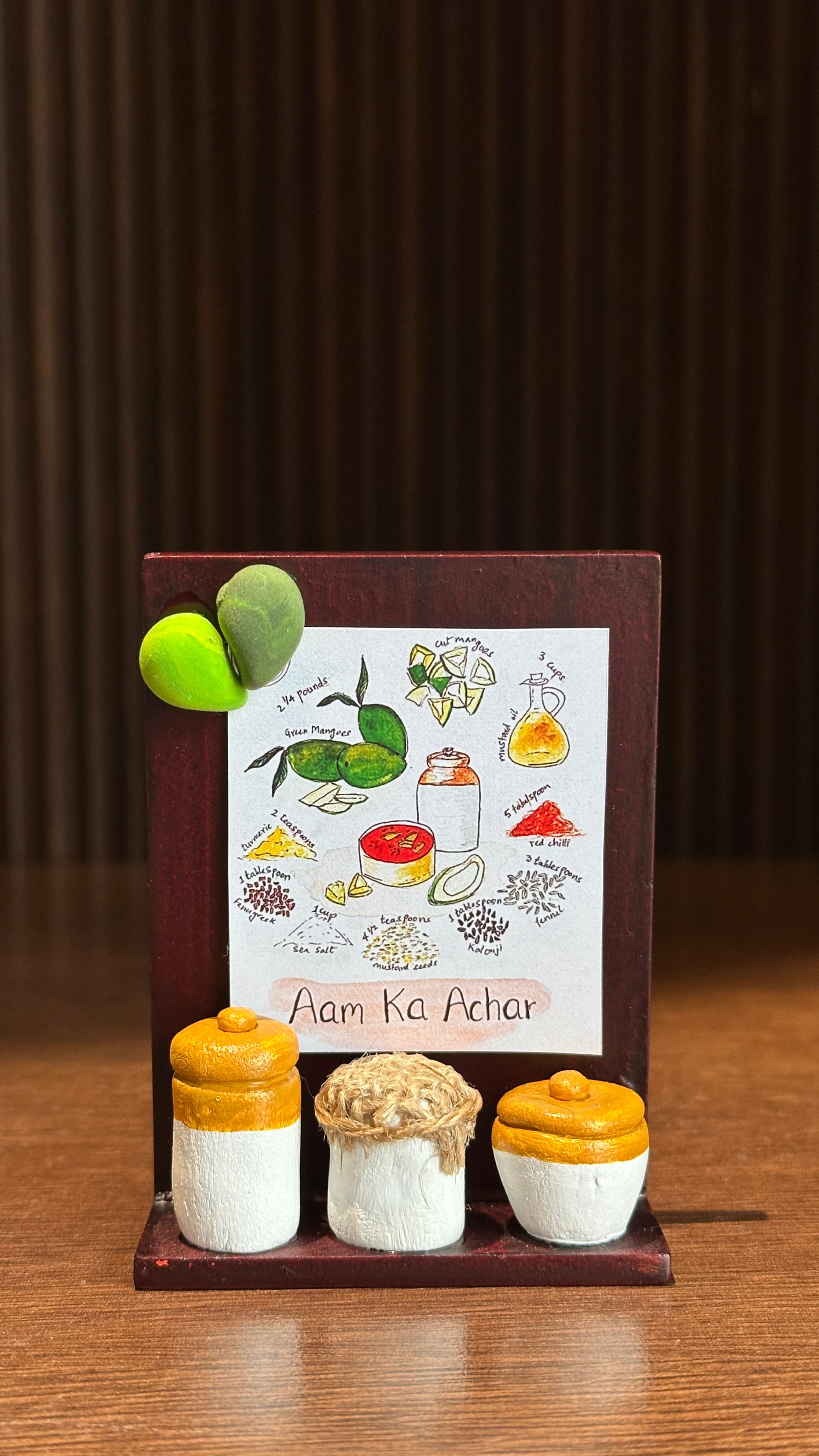 Aam ka aachar fridge magent