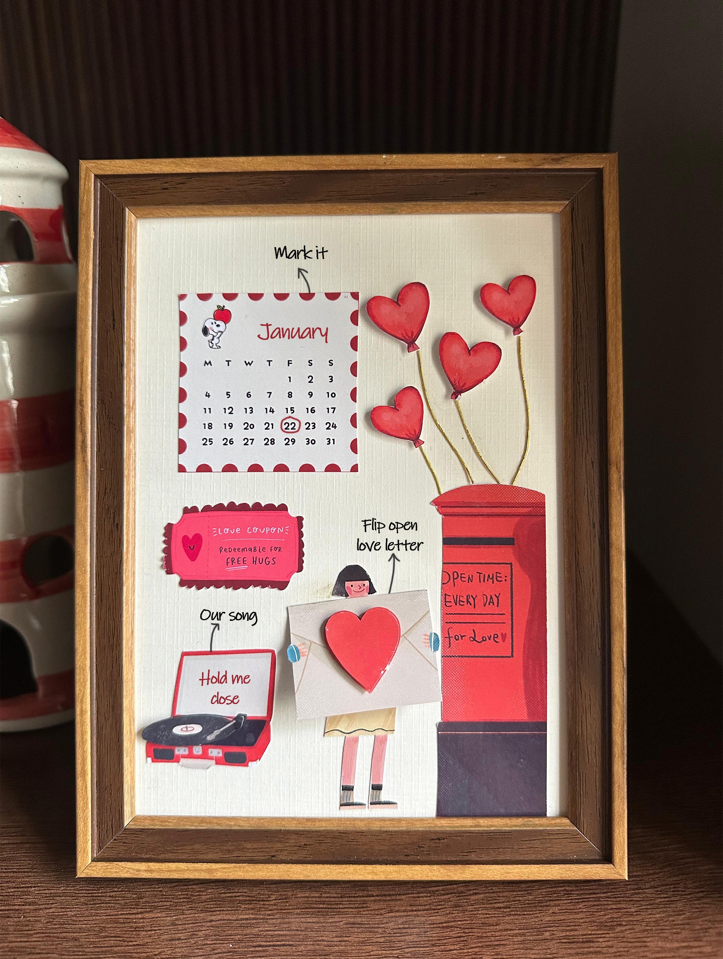Love Milestone Frame