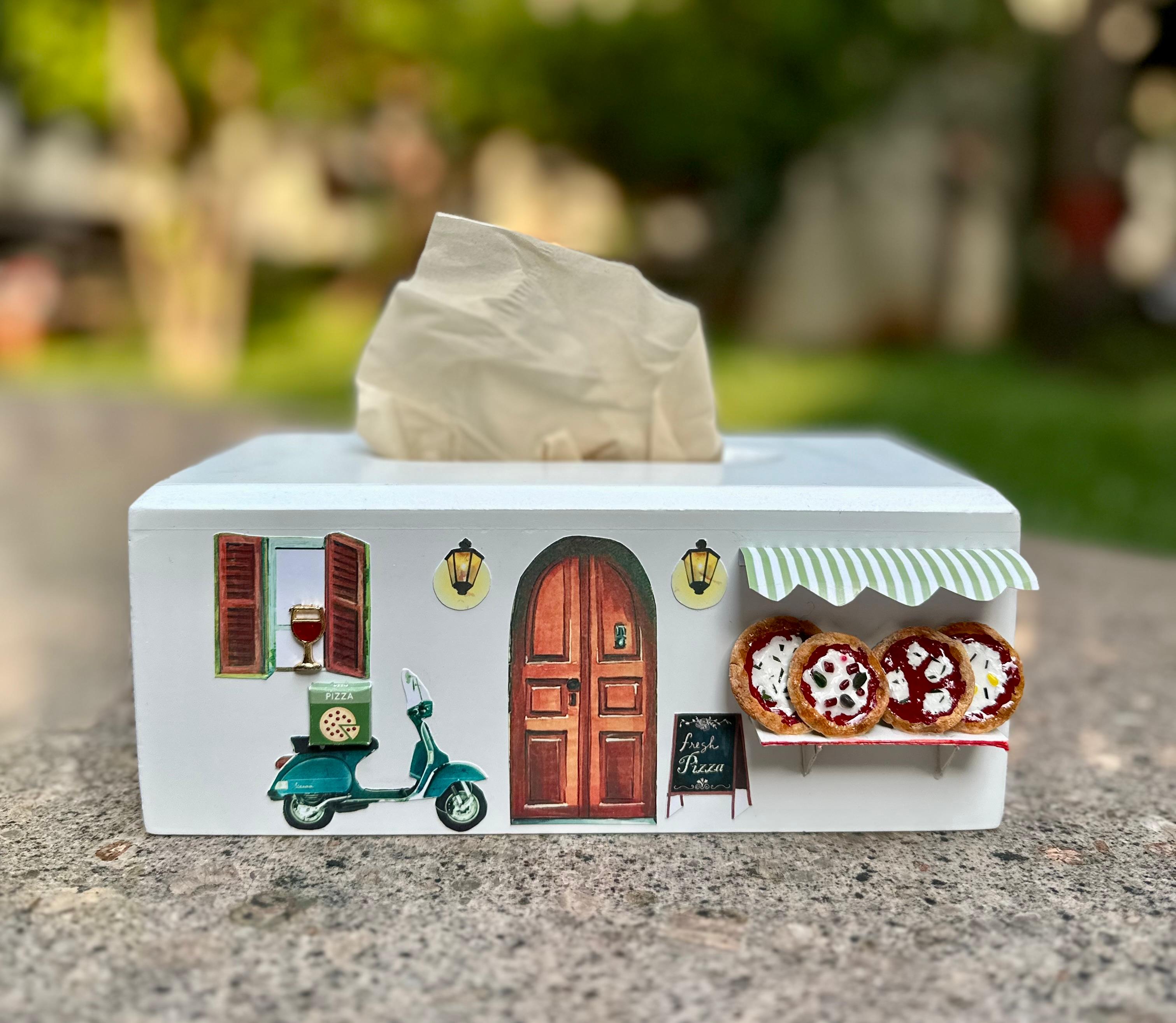 I love Pizza! Tissue Box